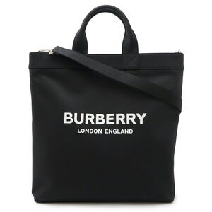 BURBERRY ARTIE logo Shoulder Bag Tote vertical crossbody black